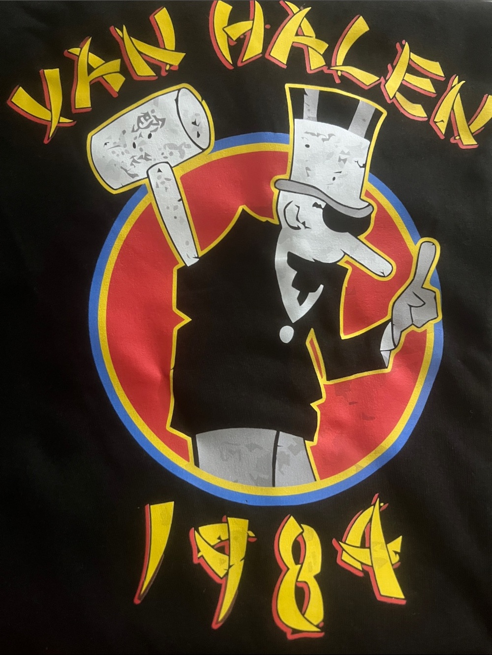 1984 Graphic Band T-Shirt - Black XXL